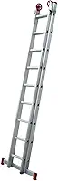 Escada Extensiva 9x2 Degraus de Alumínio