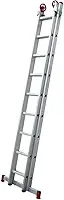 Escada Extensiva 9x2 Degraus de Alumínio