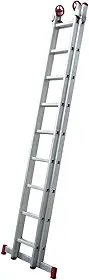 Escada Extensiva 9x2 Degraus de Alumínio