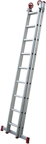 Escada Extensiva 9x2 Degraus de Alumínio