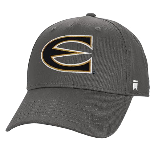 Emporia State Primary Collegiate Adjustable Structured Hat, Charcoal