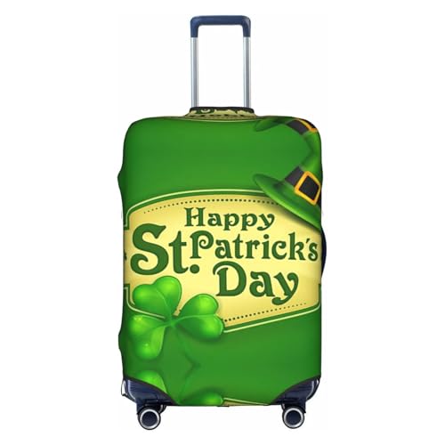 Housse de bagage fermeture éclair Happy St. Patrick lavable et extensible L