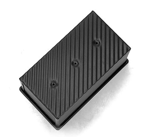 Pullman bread loaf Pan w lid black toast bread Pan w hole non stick 8.2x4.7inch - Thumbnail 4