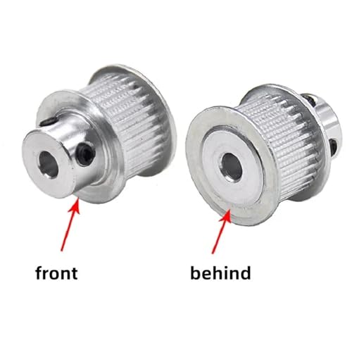 Poulie de distribution GT2 36 dents pour motorisation pas à pas - 4