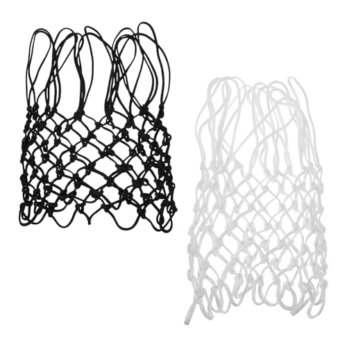 Filets de basket-ball extérieurs nylon remplacement standard paniers 2 pièces
