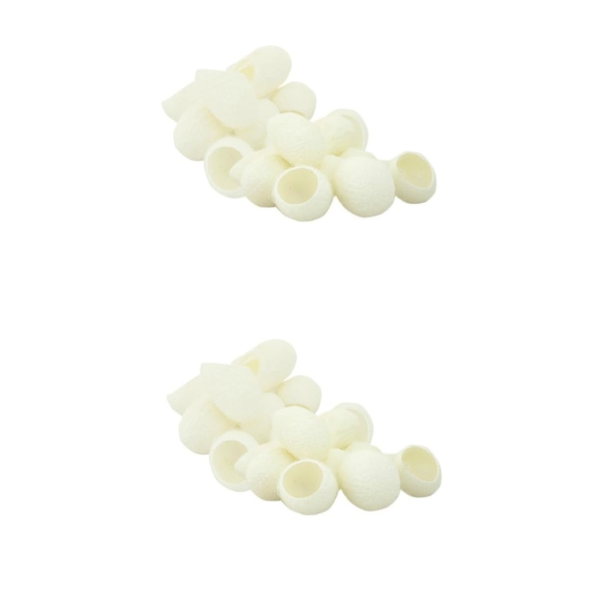 Healeved 400stücke Natürliche Organische Seidenball-gesichtsreinigungsbälle Für Hautpflege Exfoliation Und Entfernung Von Mitessern Für Sanfte Gesichtsreinigung Und Hautaufhellung
