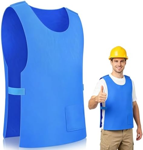 Gilet refrigerante per uomo e donna, regolabile, evaporativo, riutilizzabile, in PVA, impermeabile, leggero, per sport all'aria aperta e lavoro nella stagione calda, M-3XL