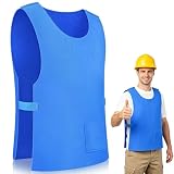 Kühlweste für Männer und Frauen, Verstellbare Verdunstungskühlweste, PVA-Wasseraktivierte Wiederverwendbare Eiskühlweste, Leichter Körperkühler für Outdoor-Sport & Arbeit bei heißen Wetter M-3XL