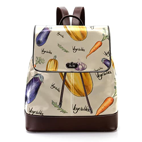 Sac à dos en cuir synthétique coloré Multicolore 19 aux finitions artistiques