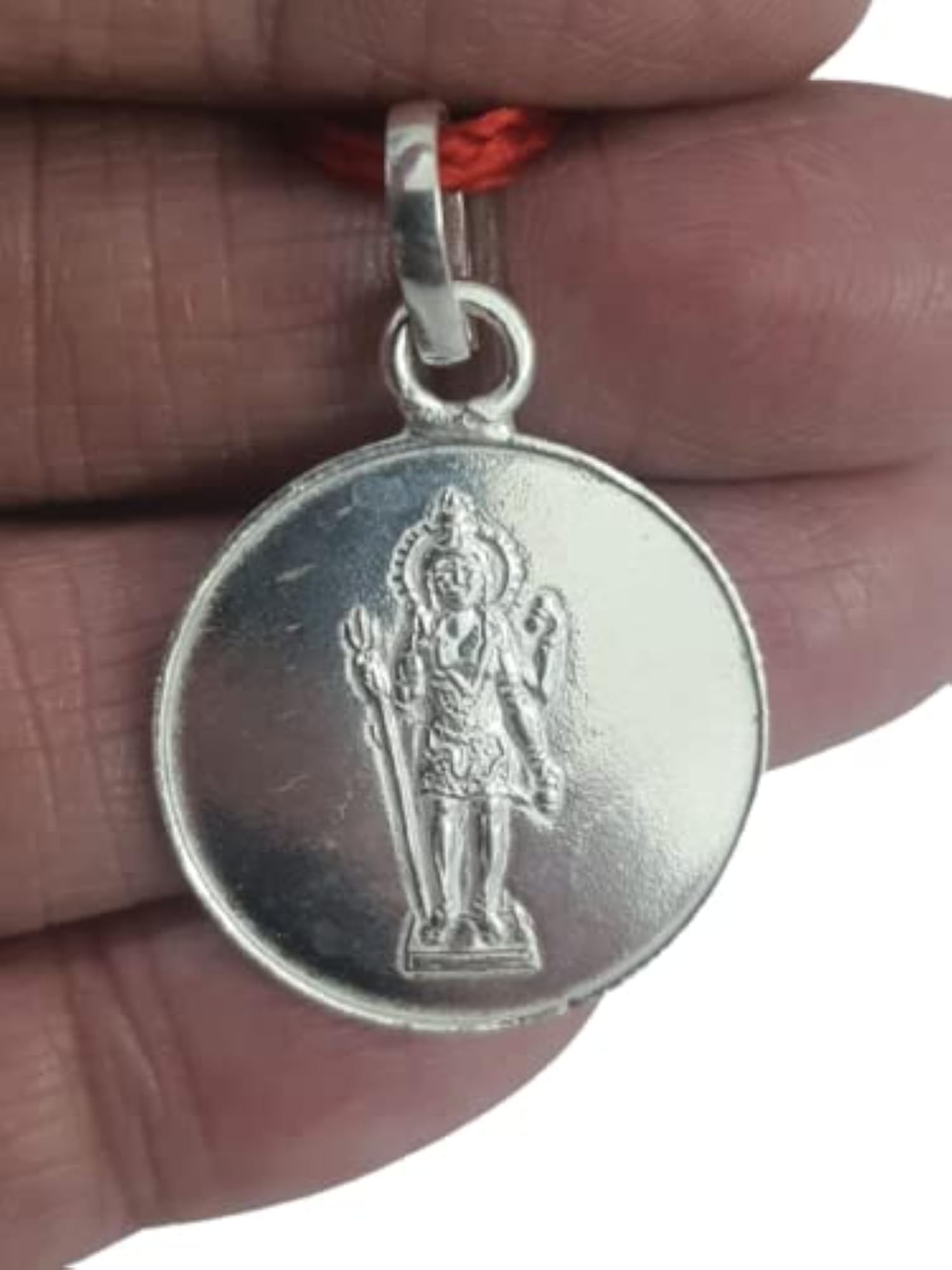 Shri Mahamrityunjay Yantra Pure Silver Pendant, Unisex
