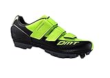 CHIUSURA 3 velcri Anteprima 2016 Scarpe da MTB DMT M6 Suola Bicomponent -Scegli colore e taglia (GIALLO FLUO, 43)