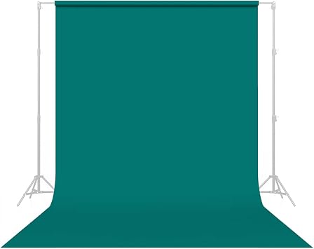Savage Seamless Paper Photography Backdrop - Color #68 Teal, Size 107 Inches Wide x 36 Feet Long, Backdrop for YouTube Videos, Streaming, Interviews and Portraits - Made in USA