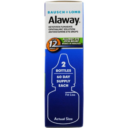 Allergy Eye Itch Relief Eye Drops By Alaway, Antihistamine, 10 Ml (Pack Of 2) #TOP3