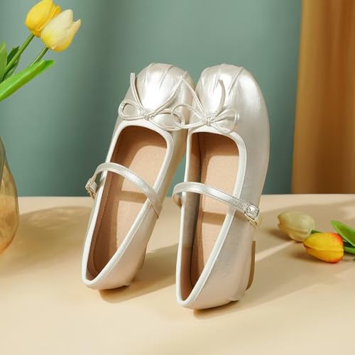 LUXINYU Mary Jane Flats with Arch Support and Hidden Wedge Heel, Women Ballet Dress Shoes3