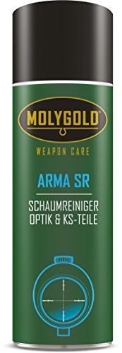 MOLYGOLD Schaumreiniger, Arma SR, Optik Waffenpflegemittel, Blau, 100 ml