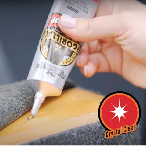 Gorilla Glue 8040002 Clear Grip Contact Adhesive - 3 oz Tube