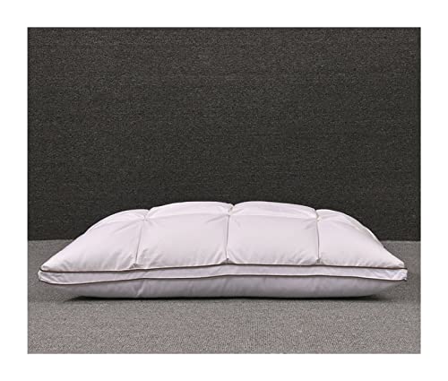 Oreiller en duvet d'oie blanc de type pain pour des nuits douces et sereines