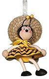  Ilggro 90288 Schwingfigur - Federfigur - Kantenhocker Bienenfrau Holz