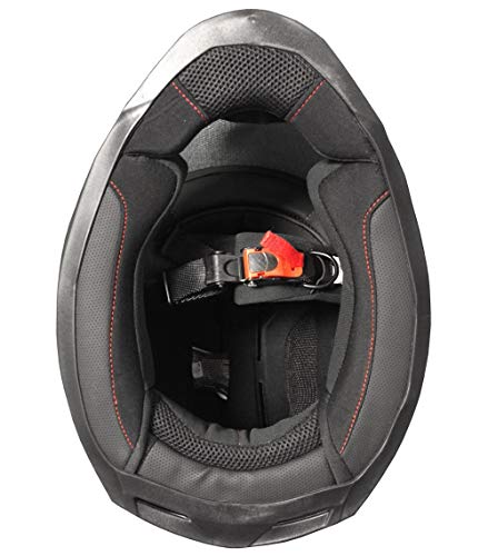 Rallox Integralhelm 510-3 in Schwarz/Blau für Motorräder und Roller