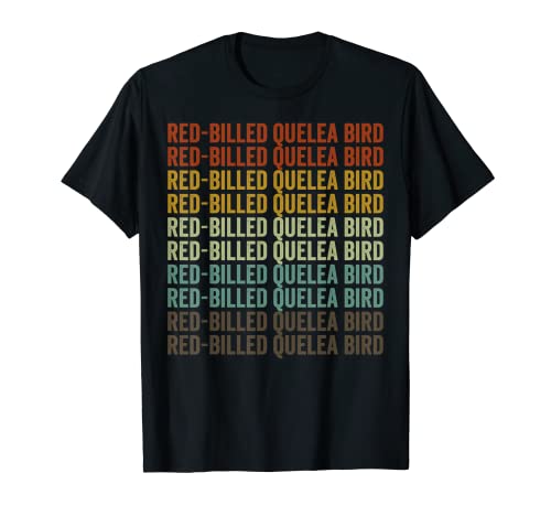 Red-Billed Quelea Bird Retro T-Shirt