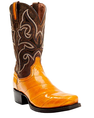 Dan Post Men's Eel Exotic Western Boot Square Toe - Dps701