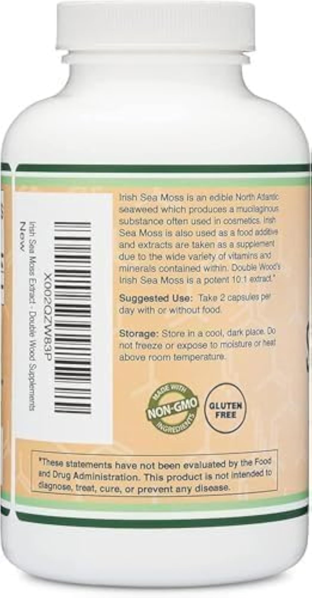 Irish Sea Moss Capsules, Nutrient-Rich Health Support