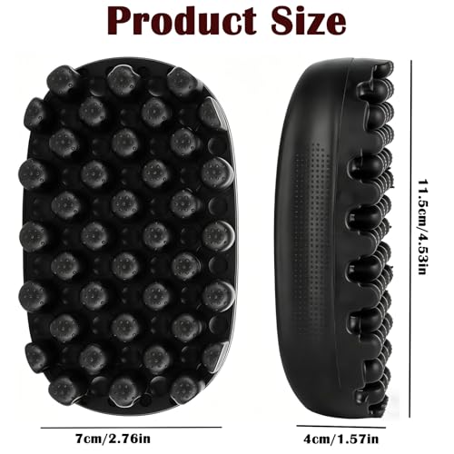 Cepillo de esponja para rizos Rubber Curling para cabello rizado miniatura 5
