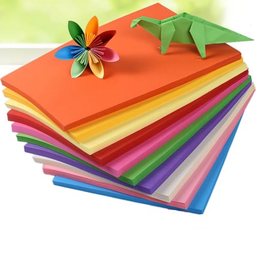 Buntes A4 Kopierpapier in 10 Farben für Bastelprojekte