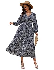 Long Sleeve Navy Blue Flower