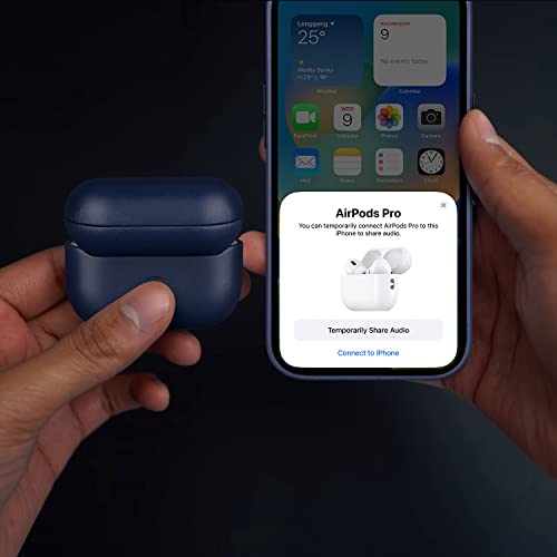 Maogoam for AirPods Pro 2 Case Leather with Sync Button - Image 2