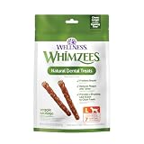 Whimzees Wellness Veggie Sausage Natural Dog Dental Treat, Chews, Freshens Breath, Large Size, 14.81 oz Bag, 7 Count