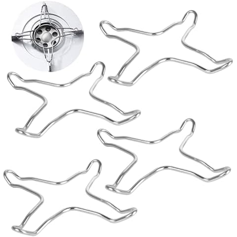 4 PCS Gas Ring Reducer Universal Gas Stove Top Grates Stainless Steel Gas Hob Pan Support for Espresso Maker Coffee Maker Oven Kitchen Cover