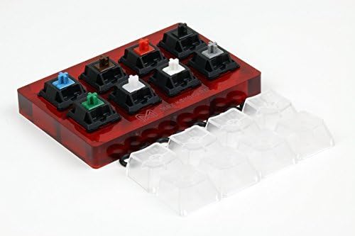 Max keyboard Keycap, Cherry MX Switch, Tester Kit (9 switches Pro Sampler Tester Kit)