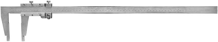 18" Heavy Duty Vernier Caliper 450mm .001" Precision Metric Ruler Measure Scale