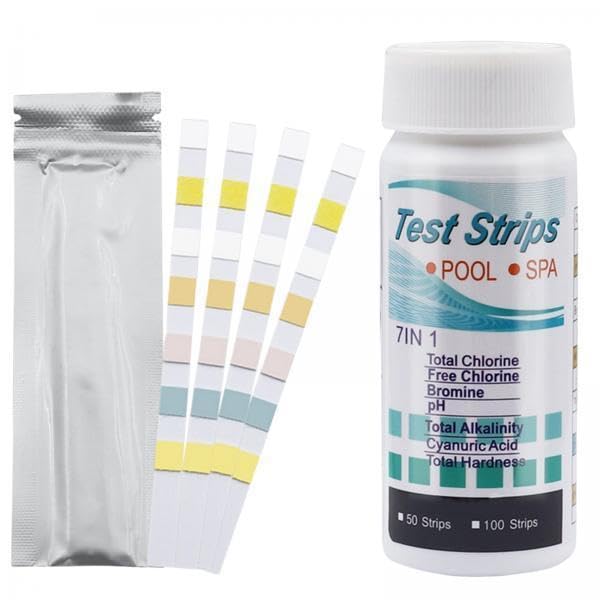 2xPool Test Strips Quick and Accurate for Swimming Pool Household Water 50Pcs | Home & Garden | Yard Garden & Outdoor Living | Pools & Spas-picture-24