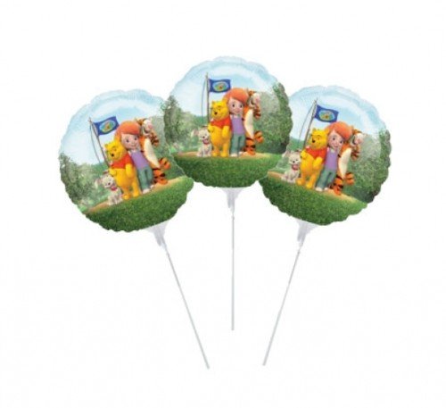 9 Inch My Friends Tigger & Pooh EZ Air Fill Balloons - 3 Count