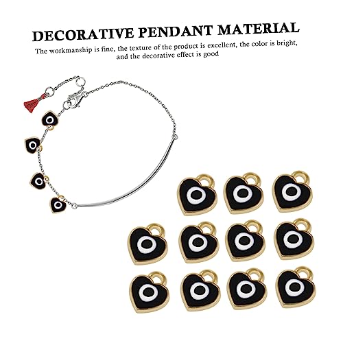 Pendentifs alliage forme de cœur : offrez des bracelets faits main uniques