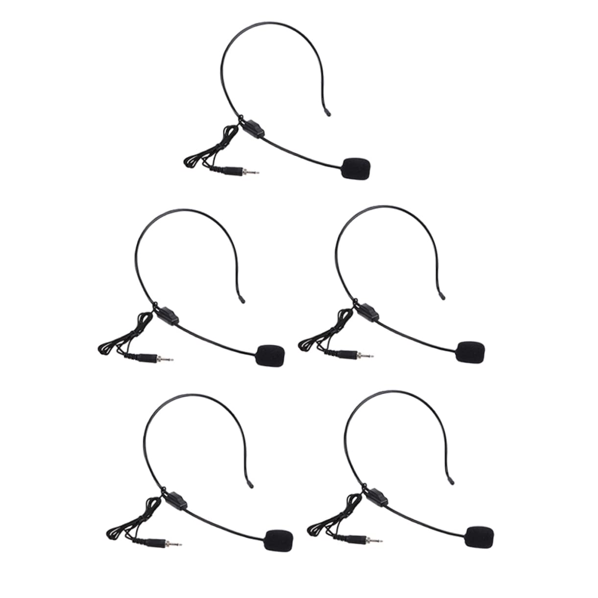 ERINGOGO 5 Pack Headset Microphone Microphone Headset for Singing Stage Performances Flexible