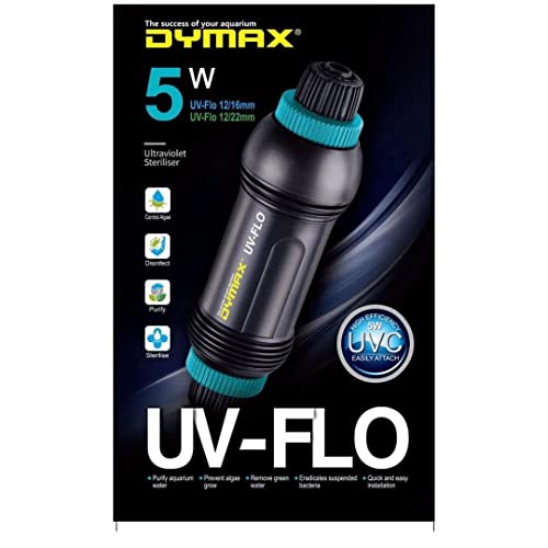 Dymax UV-FLO 5W Inline Aquarium Clarifier (12/16 mm)