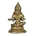 KALARAMBH Brass Annapurna Idol for Home Decor Gift Items Collectible Handicraft Art, Yellow, 1.5 x 1.1 x 2.4 Inch (L x W x H)