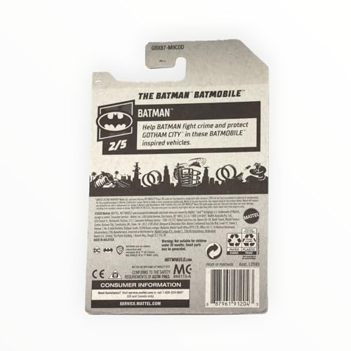 DieCast Hotwheels The Batman Batmobile miniatura 2