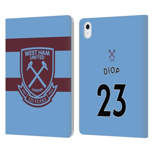 Coque iPad Air West Ham United étui cuir portefeuille tablette Apple