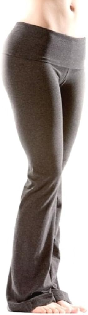 Hard Tail Foldover Bootcut Yoga Pants 