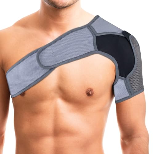 Image of Vissco Shoulder Support Immobilizer With Adjustable Stretchable Strap, Better Immobilization, Pain Reliever For Rotator cuff injury, Post paralysis - XL (Grey)