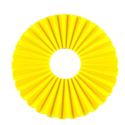 Generic Yellow: Practical E-Thinker Foldable Heat Resistant Table Trivet Cup Coaster Mat Pad Cushion Placemat Silicone