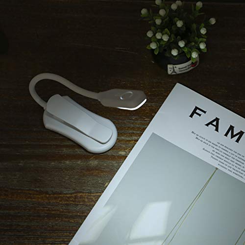 pedkit Luminária de leitura, luminária de leitura para leitura de livros, para a mesa, com clipe, re