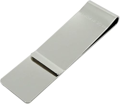 Miniatura 8 de Madre de perla clip de dinero cartera tarjeta de crédito tarjeta de negocios delgada titular de acero inoxidable colección regalo noble