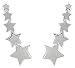 Produktbild ENTREPLATA Ohrringe, 925er-Sterlingsilber, 5 Sterne.