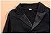 EGELEXY Baby Boys Tuxedo Wedding Romper and Jacket 2-pc Formal Wear Suit 6-12months Black