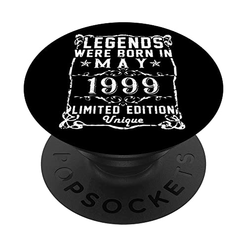 Cumpleaños Mayo 1999 Edición Limitada Regalo Legend May PopSockets PopGrip Intercambiable